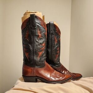 Vintage Dan Post Cowboy Boots, Womens 8.5/Mens 6.5